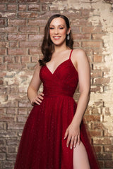 Formal Dress Spaghetti strap A-Line Prom Gown By Royal Queen RQ8196 - Dress