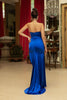 Formal Dress Strapless High Split A-Line Prom Gown By May Queen MQ2144 - Dress