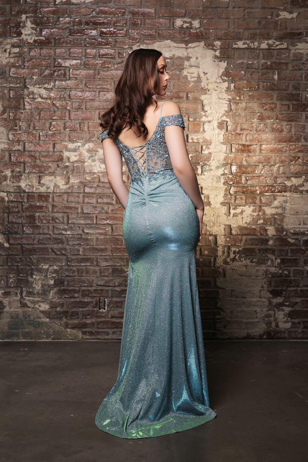 Formal Dress V-Neck Spaghetti Strap By May Queen MQ2142 - Dress