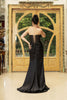 Formal Evening Gown With High Split Strapless Mermaid Prom Dress By May Queen MQ2109 - Dress