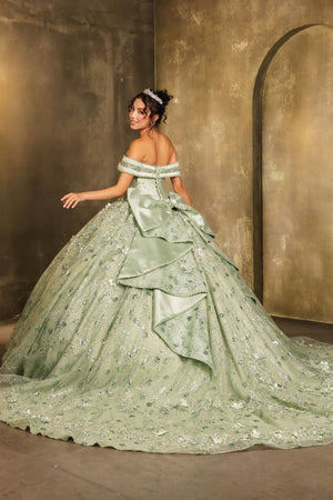 Gala Dress Sweetheart Off The Shoulder Ball Gown By Layla K LK277 - Dress