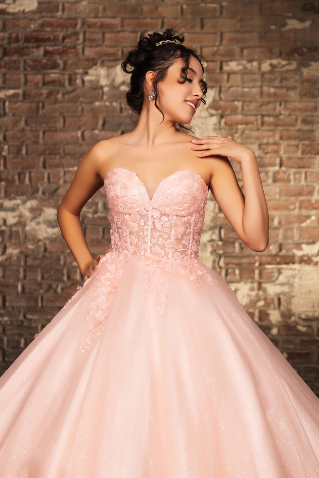 Gala Gown Sweetheart Corset Back Quinceanera Gown By Layla K LK243 - BLUSH / 2 - Dress