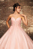 Gala Gown Sweetheart Corset Back Quinceanera Gown By Layla K LK243 - BLUSH / 2 - Dress