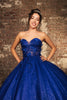 Gala Gown Sweetheart Corset Back Quinceanera Gown By Layla K LK243 - ROYAL / 2 - Dress