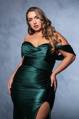 Gala Night Dress Off Shoulder Mermaid Formal Dress By May Queen MQ2138 - Dress