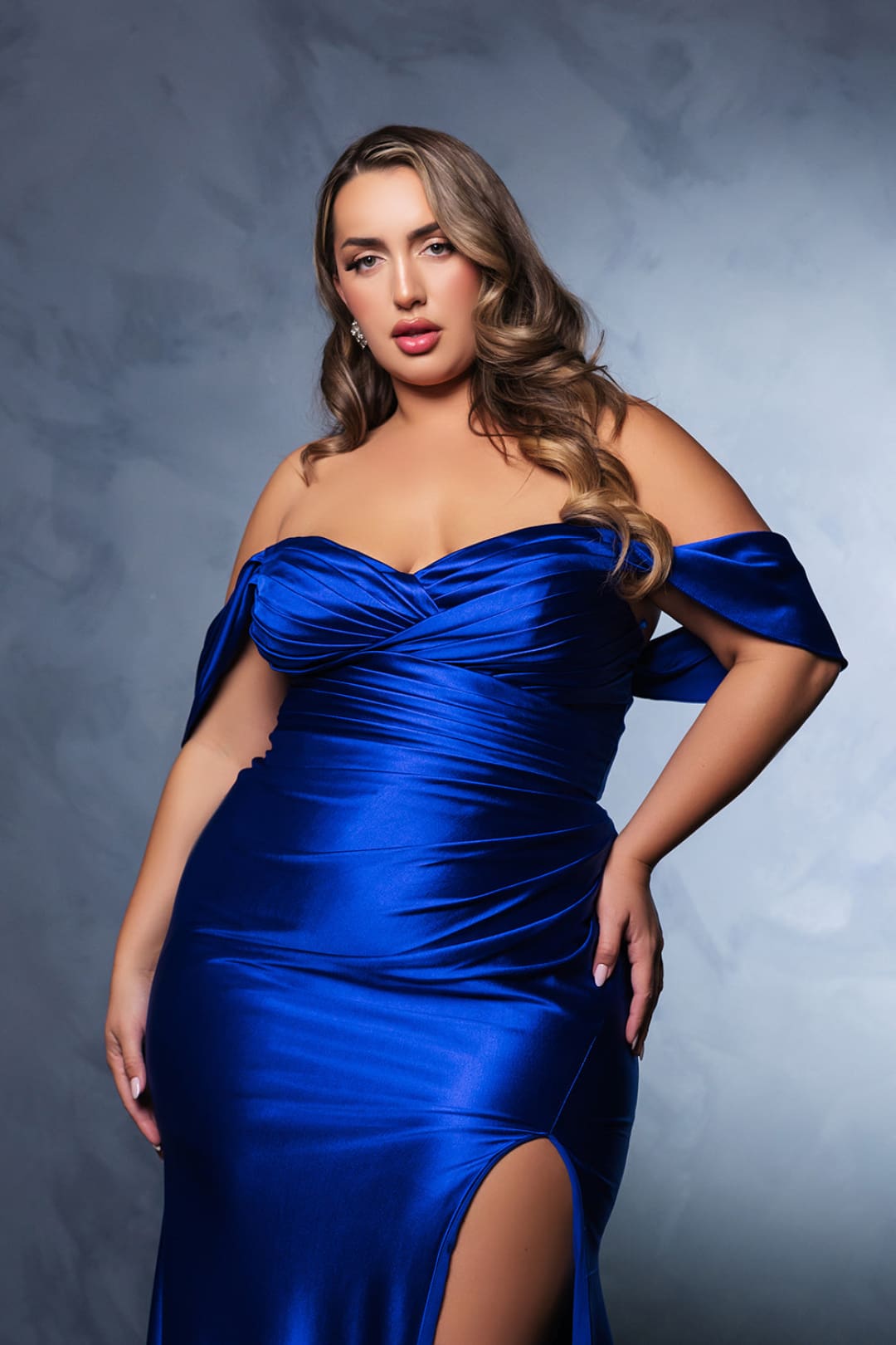 Gala Night Dress Off Shoulder Mermaid Formal Dress By May Queen MQ2138 - Dress