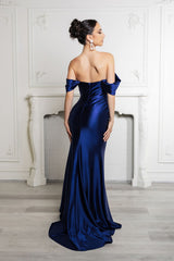 Gala Night Dress Off Shoulder Mermaid Formal Dress By May Queen MQ2138B - Dress