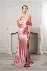 Gala Night Dress Off Shoulder Mermaid Formal Dress By May Queen MQ2138B - Dress