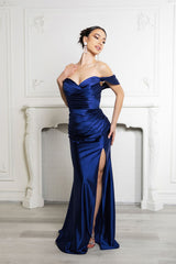Gala Night Dress Off Shoulder Mermaid Formal Dress By May Queen MQ2138B - Dress