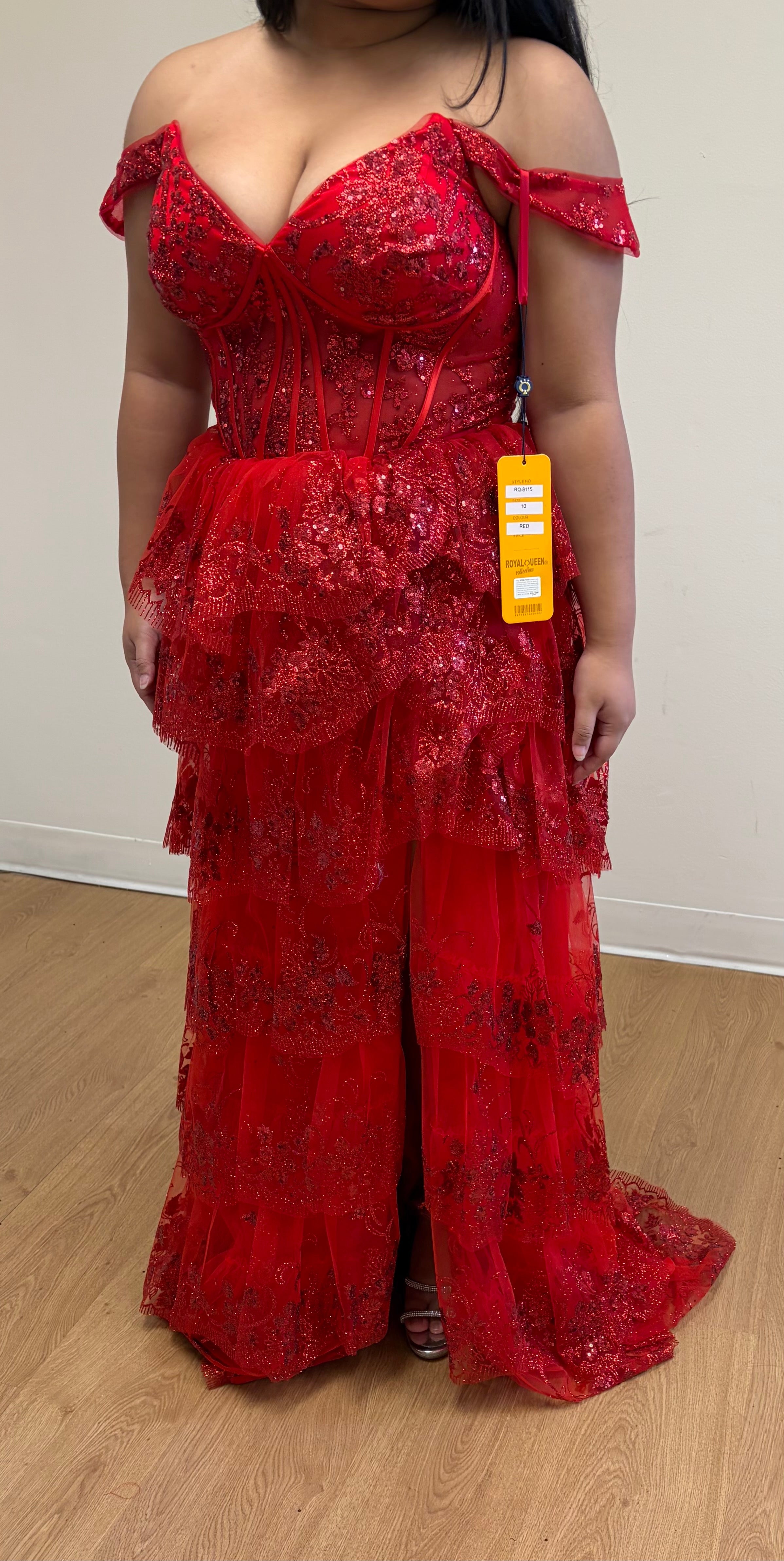 Royal Queen RQ8115 Off-Shoulder Gown