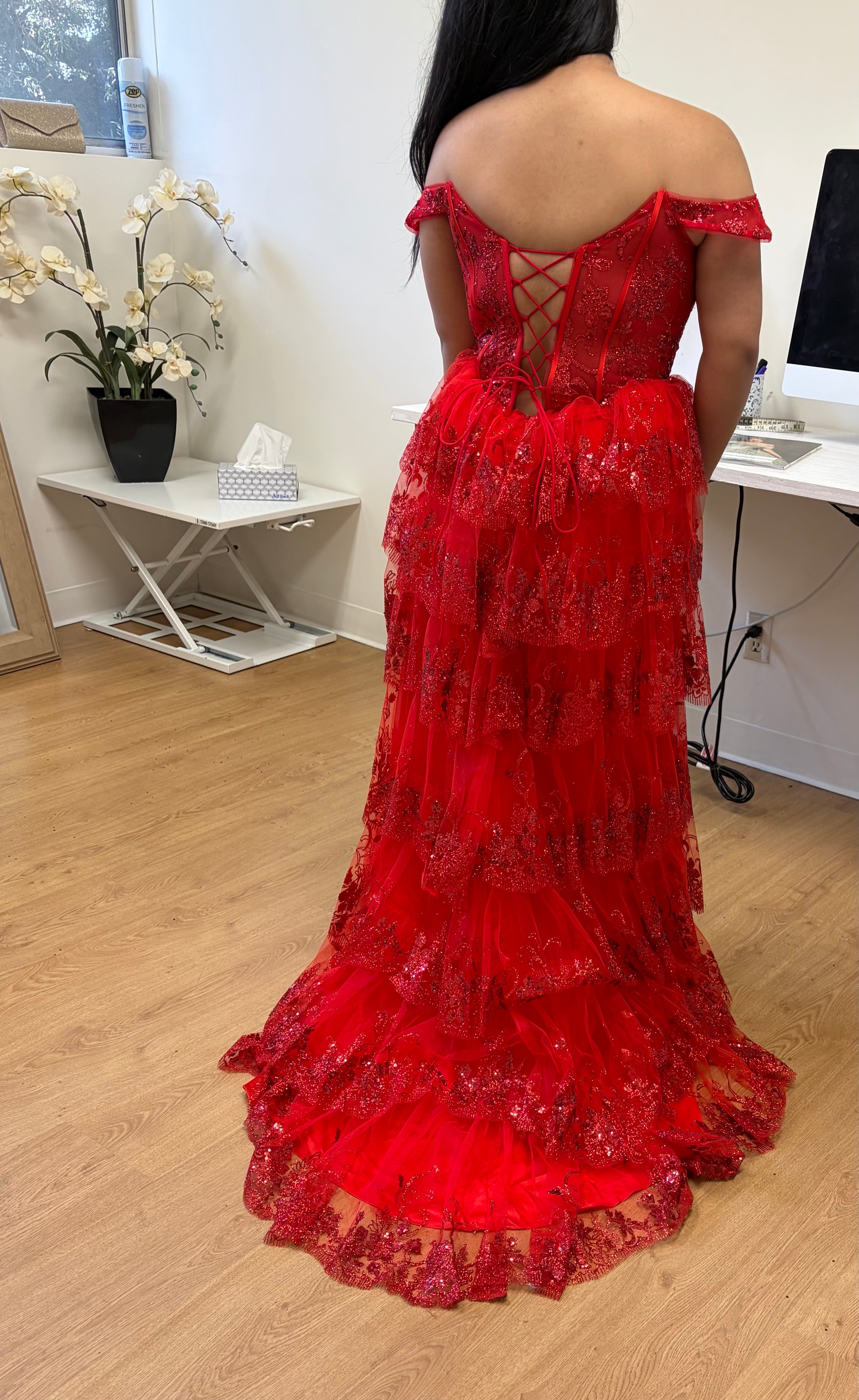 Royal Queen RQ8115 Off-Shoulder Gown