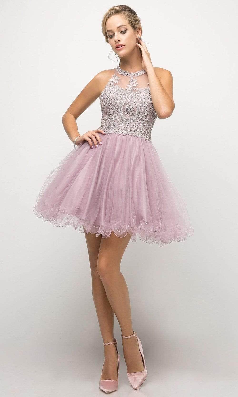 Cinderella Divine: Embody Timeless Elegance with the UJ0119 Beaded Lace Dress