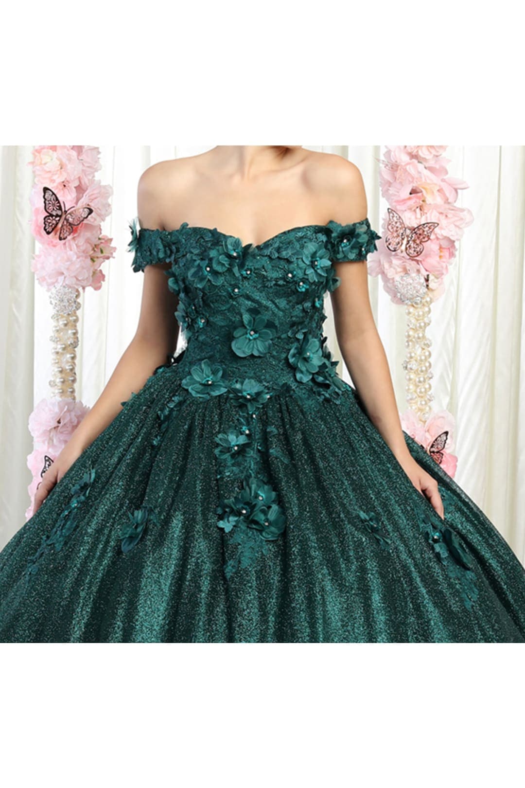 Shiny Ball Quince Dress