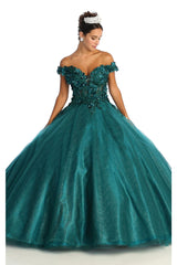 Princess Ball Dress - HUNTERGREEN / 2