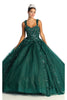 Glitter Quince Dress - HUNTER GREEN / 4