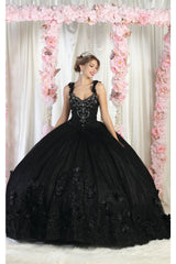 Layla K LK180 3D Floral Straps Ball Gown