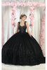 Layla K LK180 3D Floral Straps Ball Gown