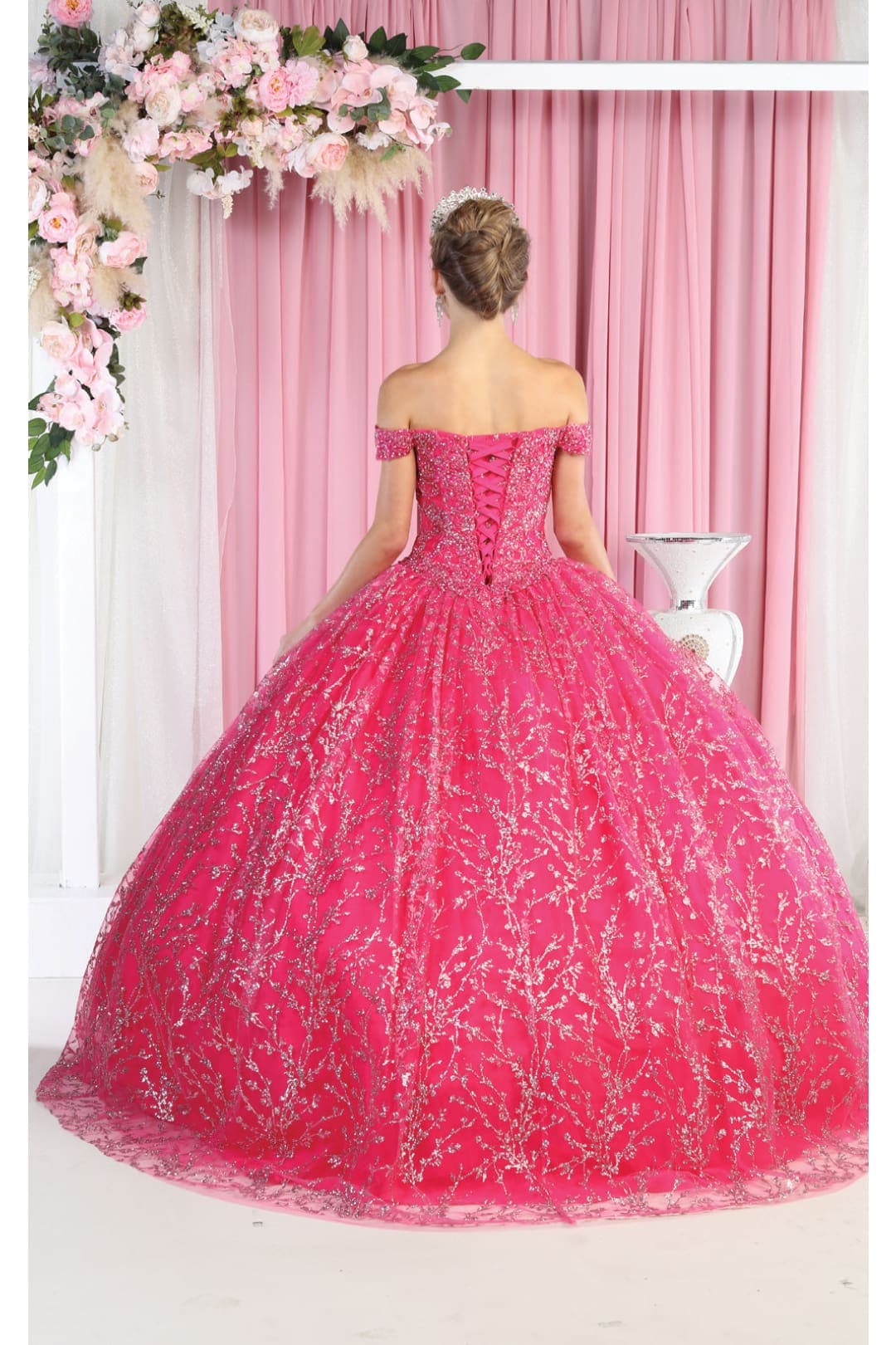 Layla K LK183 Sweetheart Glitter Ball Gown