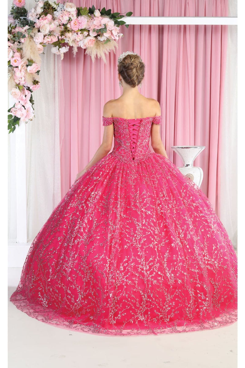 Layla K LK183 Sweetheart Glitter Ball Gown