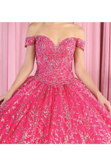 Layla K LK183 Sweetheart Glitter Ball Gown