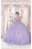 Layla K LK202 Cape 3D Floral Quinceanera Gown