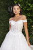 Long Bridal Dress Off The Shoulder A-Line Gown By Royal Queen RQ8166 - Dress