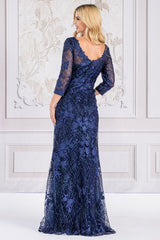 Long Evening Dress Strapless Sheath Gown By Amelia Couture 7045 - Dress