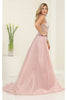 Long Evening Dress Sweetheart Beaded Gala Gown By Royal Queen RQ8126 - Dress