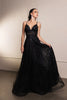 Long Evening Dress V-Neck Sequin A-Line Gown By Royal Queen RQ8143 - Dress