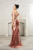 Long Formal Dress Off The Shoulder High Slit Gown By May Queen MQ2157B - Dress