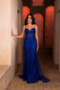 Long Gala Dress Sweetheart Mermaid Sequin Gown By Royal Queen RQ8138 - Dress