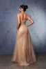 Long Prom Dress A-Line Sequin Pageant Gown By Royal Queen RQ8175B - Dress