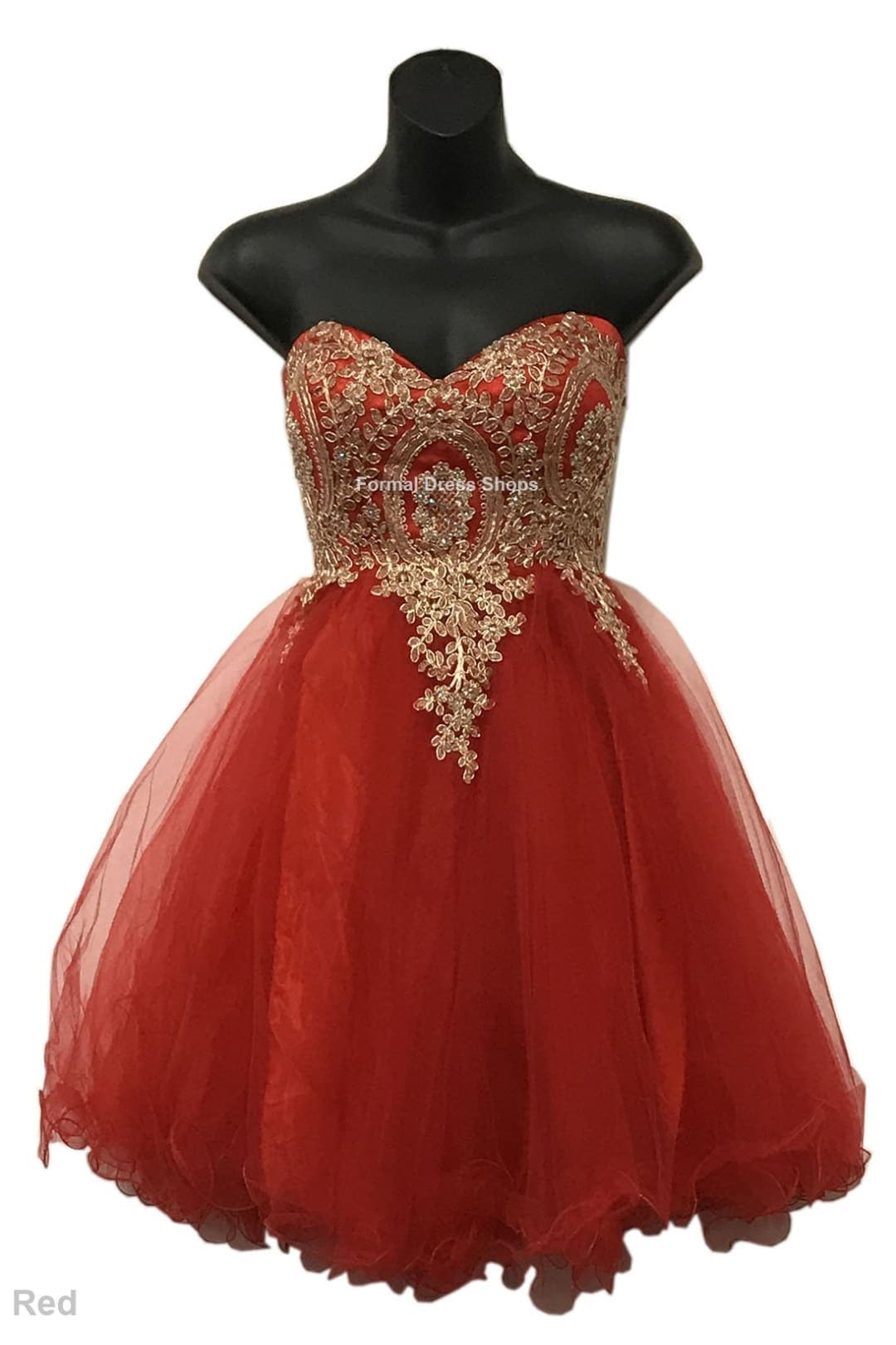 Cute Homecoming Dress - Red / 6