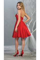 Spaghetti Strap Cocktail Dress