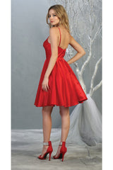 Spaghetti Strap Cocktail Dress