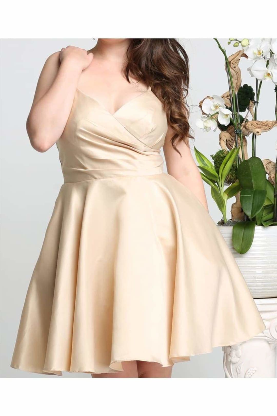 Spaghetti Strap Cocktail Dress