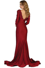 EVENING GOWN LONG SLEEVE & PLUS SIZE - Evening Gown