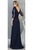 3/4 Sleeve Mother Of the Bride Classy Dress