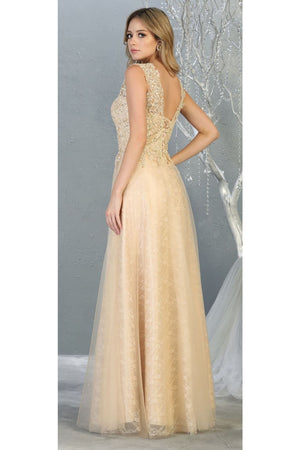 Special Occasion A-line Embroidered Dress