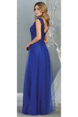 Special Occasion A-line Embroidered Dress