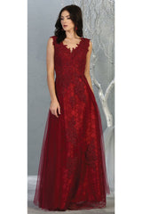 Special Occasion A-line Embroidered Dress