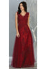Special Occasion A-line Embroidered Dress
