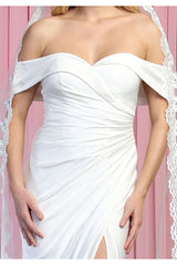 Simple Wedding Long Dress