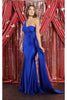 Stretchy Evening Dress - ROYAL BLUE / 4