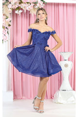 Short Prom Dresses - ROYAL / 2
