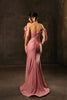 May Queen MQ1858 Stretchy Ruched Off The Shoulder Prom Dress - Dress