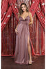 V- Neck Bridemaids Long Dress