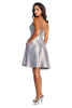 Short A-line cocktail dress
