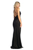 May Queen MQ1899 Satin Long Sexy Open Back Prom Dress - Dress
