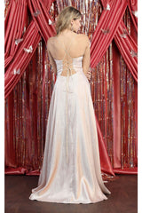 May Queen MQ1910 Strappy Prom Gown - Dress